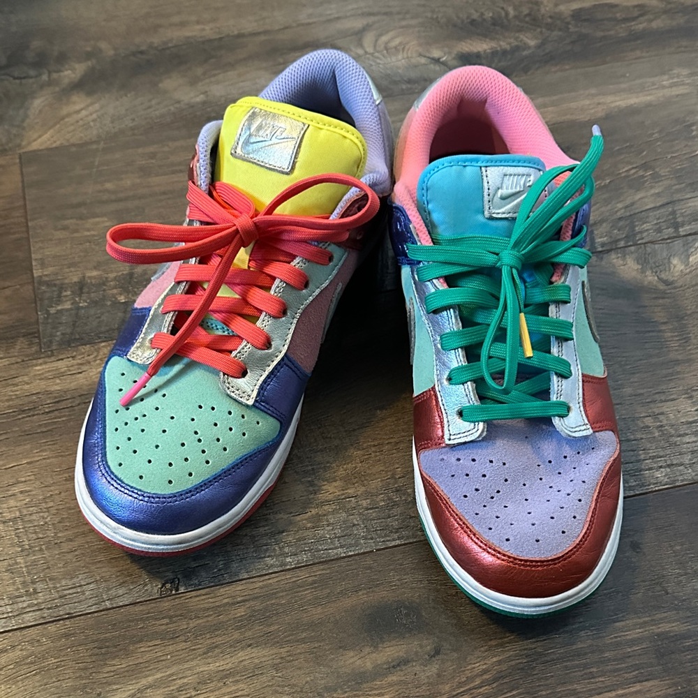 Nike Dunk Low Sunset Pulse Multi Color Sneaker Women's Shoe Size 10